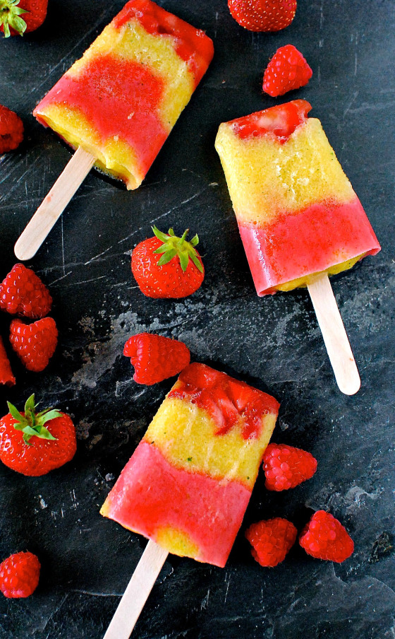 all-fruit ice lollies by kellie's food to glow